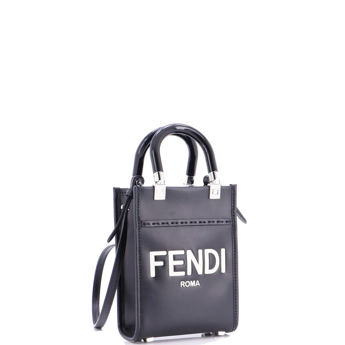 Fendi Sunshine Shopper Tote Leather Mini
