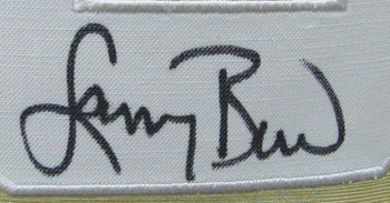 Larry Bird Autographed Gold Mitchell & Ness