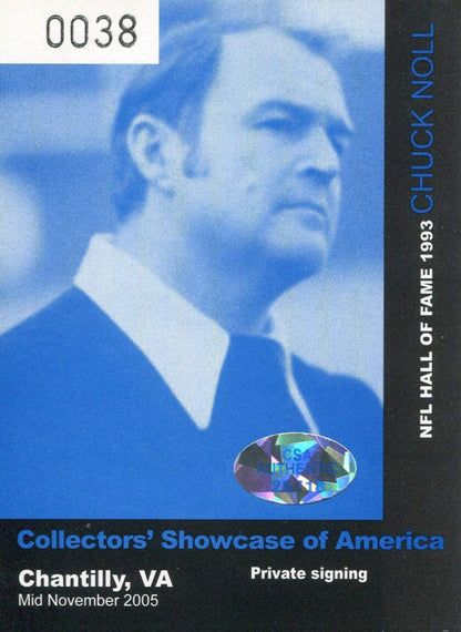 Chuck Noll 1St Day Cover Envelope (Jsa)