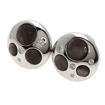 Tasaki   Earring Shell Diamond K18 White Gold
