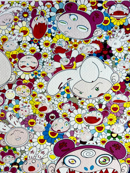 Takashi Murakami Lithograph Mori Art Coa Numbered Limited 200 Exe