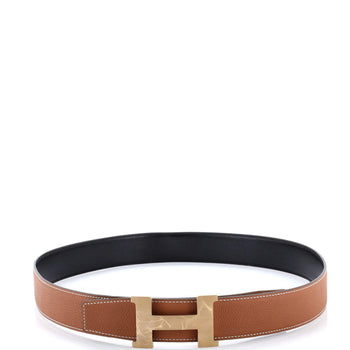 Hermes Constance Reversible Belt Leather Wide