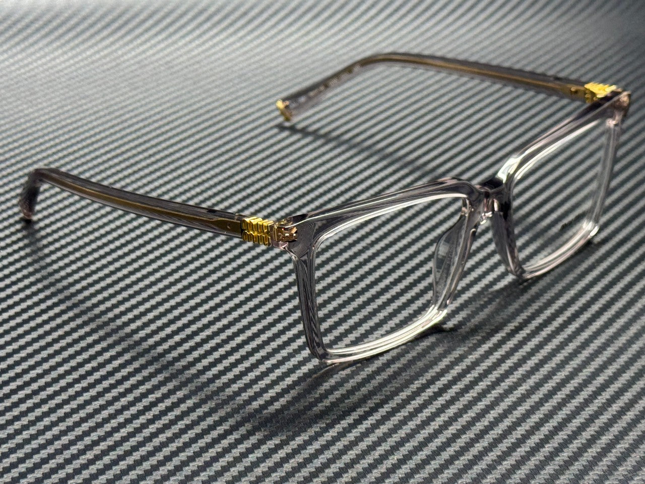 MIU MU 08XV 12W1O1 Transparent Mauve Women's 54 mm Eyeglasses