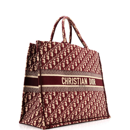 Christian Dior Book Tote Oblique Canvas Large