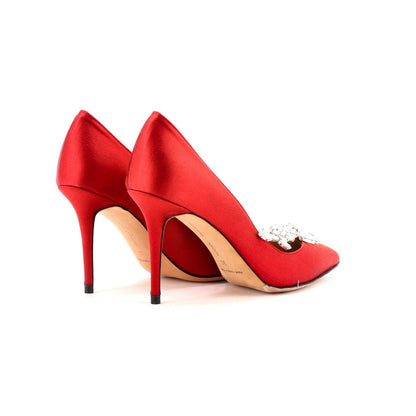 Manolo Blahnik Women'S Nadira Pumps Satin 90