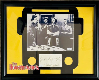 Art Carney & Joyce Randolph The Honeymooners Signed 8X10 Photo & 3X5 Index (Jsa)