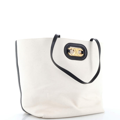 Celine Cabas Maillon Triomphe Bag Canvas