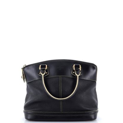 Louis Vuitton Suhali Lockit Handbag Leather Pm