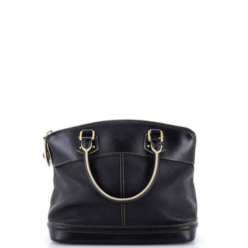 Louis Vuitton Suhali Lockit Handbag Leather Pm