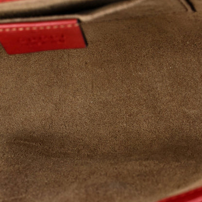 Gucci Padlock Shoulder Bag Gg Coated Canvas And Leather Small