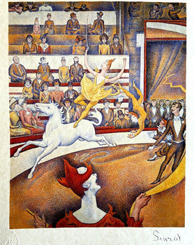 Georges Seurat Lithograph COA Original Signature