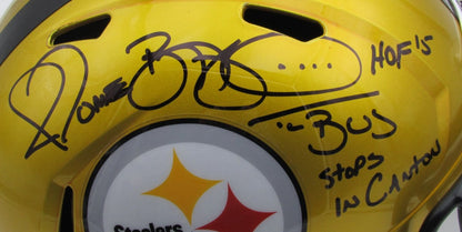 Jerome Bettis Signed/Inscribed Steelers Full Size
