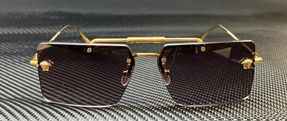 VERSACE VE2245 10028H Gold Violet Gradient Women's 60 mm Sunglasses