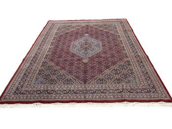 Floral Tribal Indo-Bidjar Oriental Wool Rug