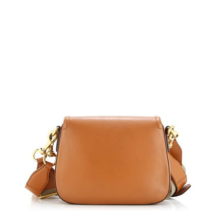 Gucci Lady Web Shoulder Bag Leather Medium