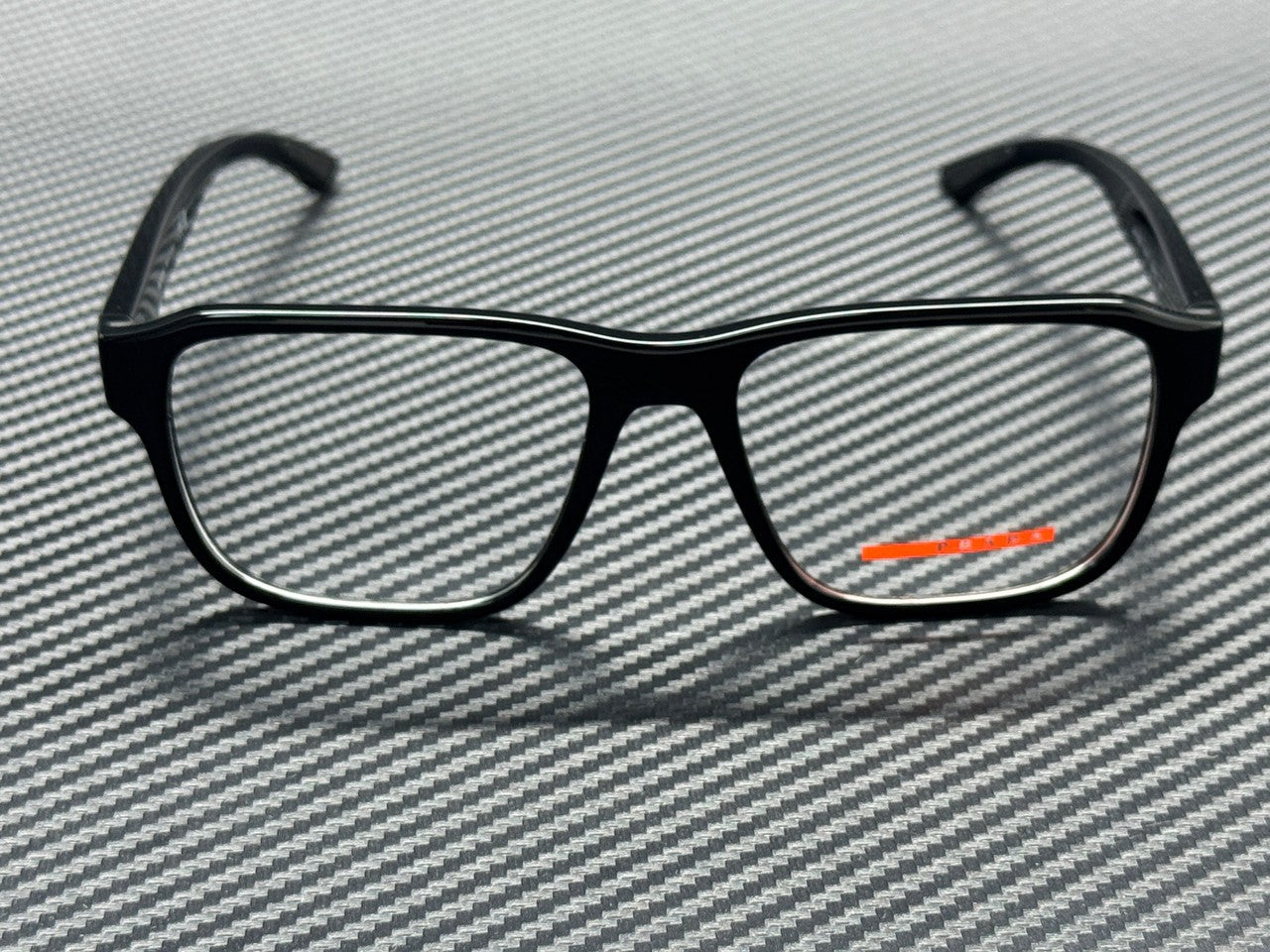 PRADA LINEA ROSSA PS 05RV 1AB1O1 Black Men's 54 mm Eyeglasses
