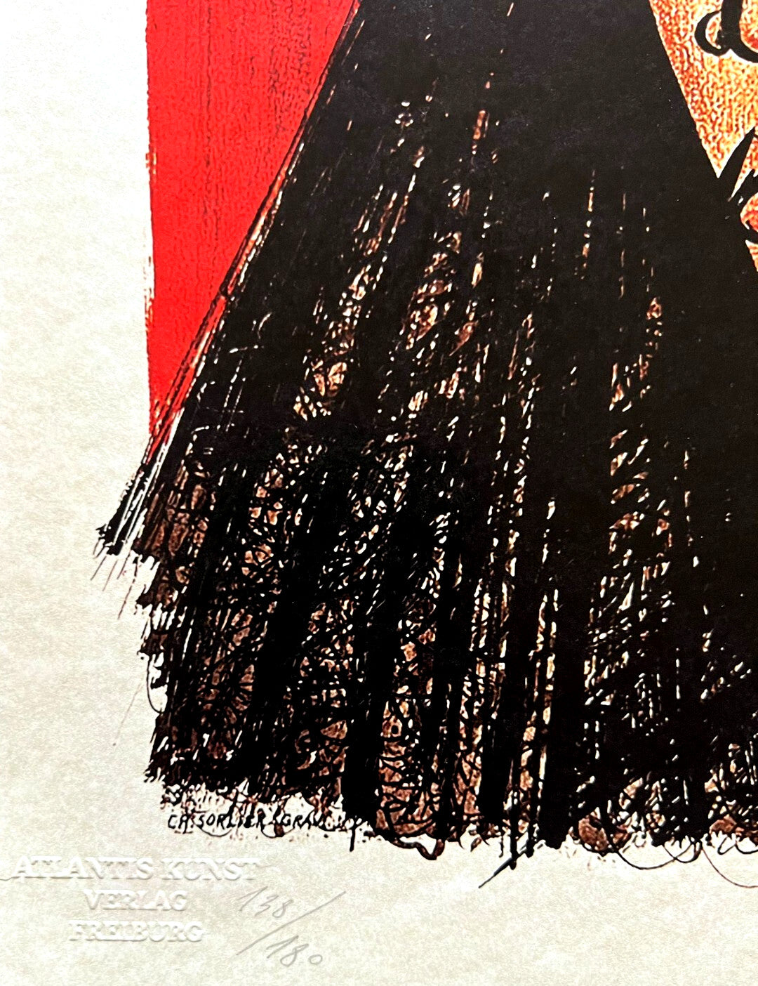 Bernard Buffet Lithograph Certified Coa Signed Op With Pen Numbered In Pencil