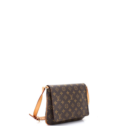 Louis Vuitton Musette Tango Handbag Monogram Canvas