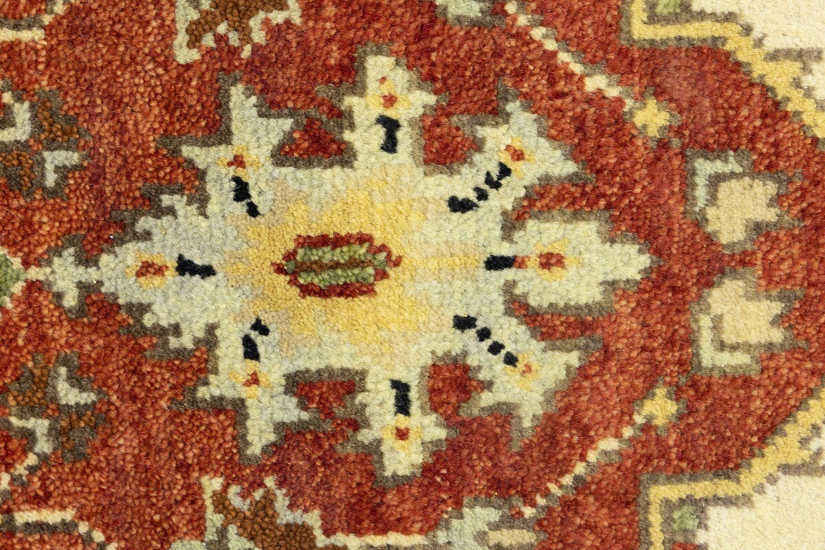 4X6 Ft Geometric Tribal Serapi Rug Wool Oriental