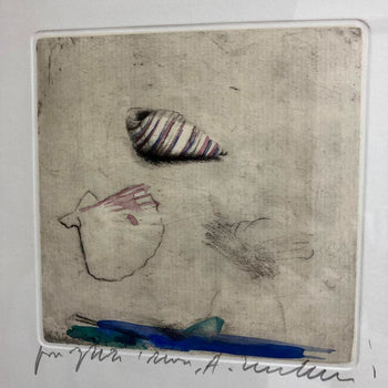 Alessandro Nocentini Original Etching Seashells