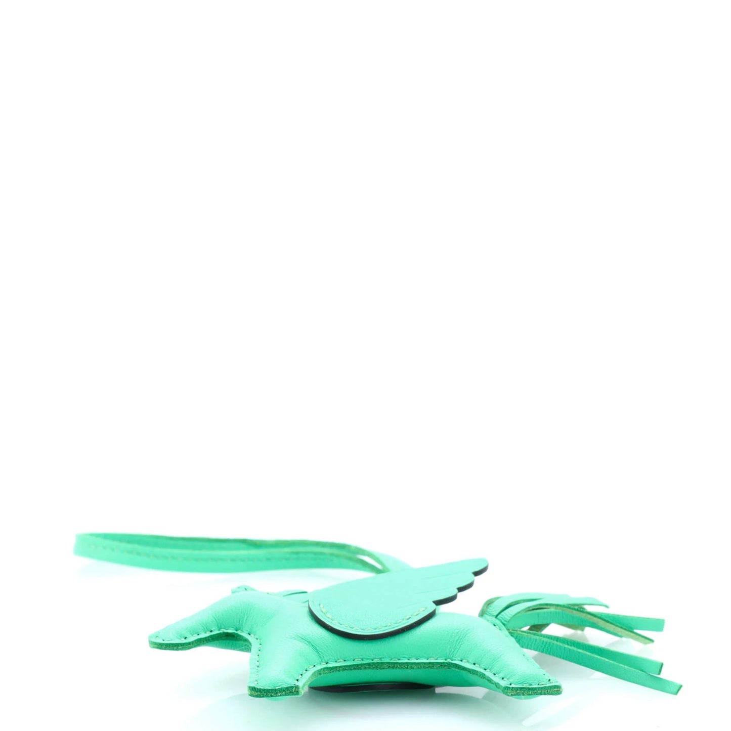 Hermes Monochrome Pegase Rodeo Bag Charm Leather Pm