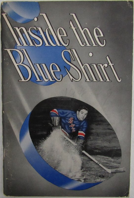 Media Press Guide Blue Book Yearbook Rangers New York 1948/ 49