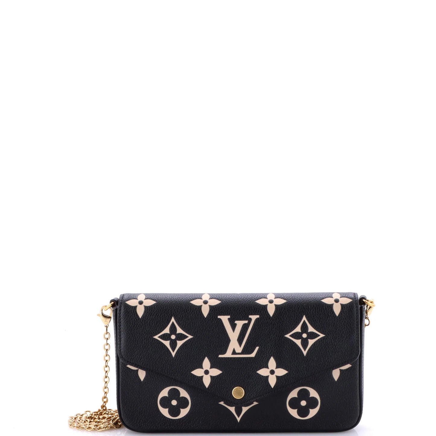 Louis Vuitton Felicie Pochette Bicolor Monogram Empreinte Giant