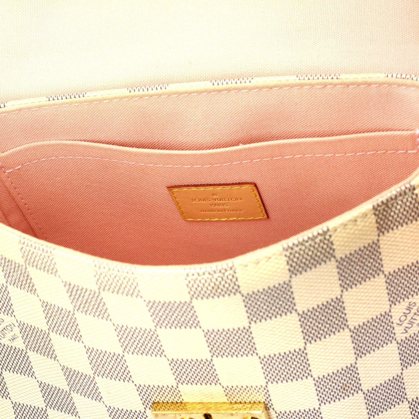 Louis Vuitton Croisette Handbag Damier