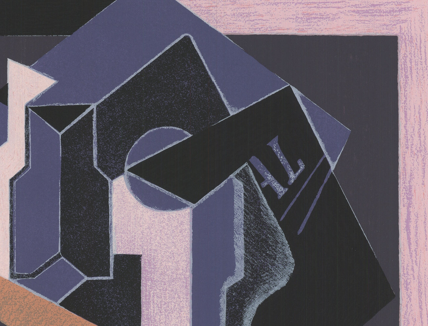 Juan Gris Fruit Bowl And Diary " Serigraph Cubism