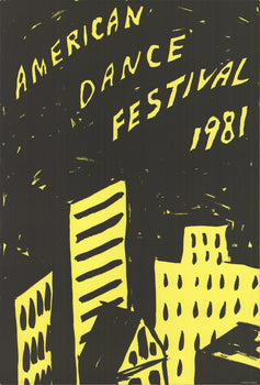 Martha Diamond American Dance Festival Signed 