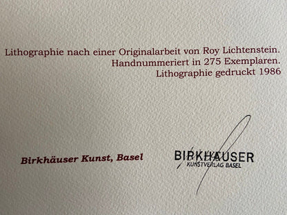Roy Lichtenstein Lithograph