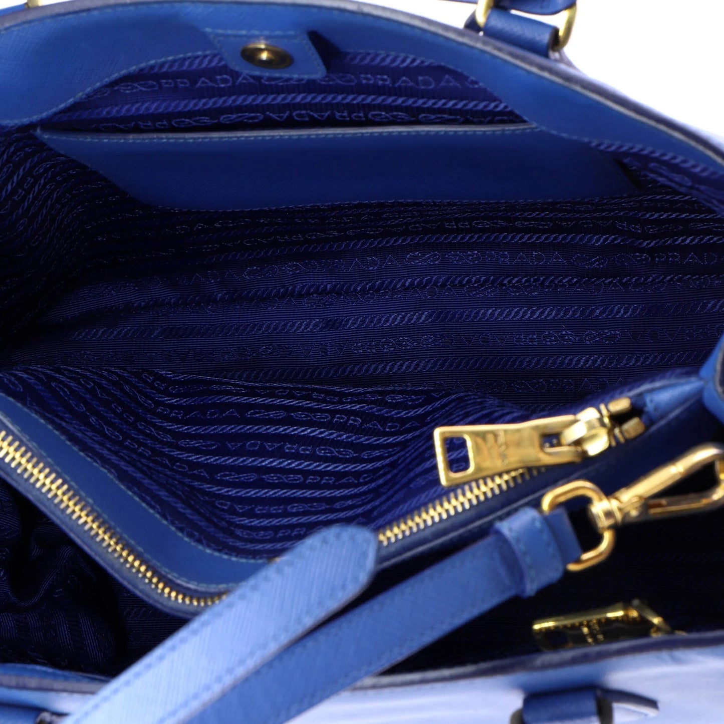 Prada Gardener'S Tote Saffiano Leather Large