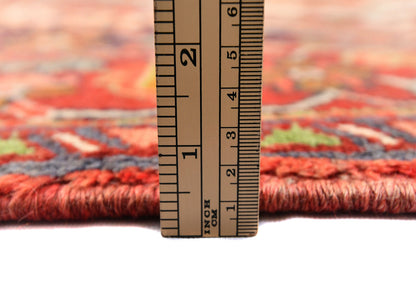 Handmade Vintage Heriz Oriental Rug Classic