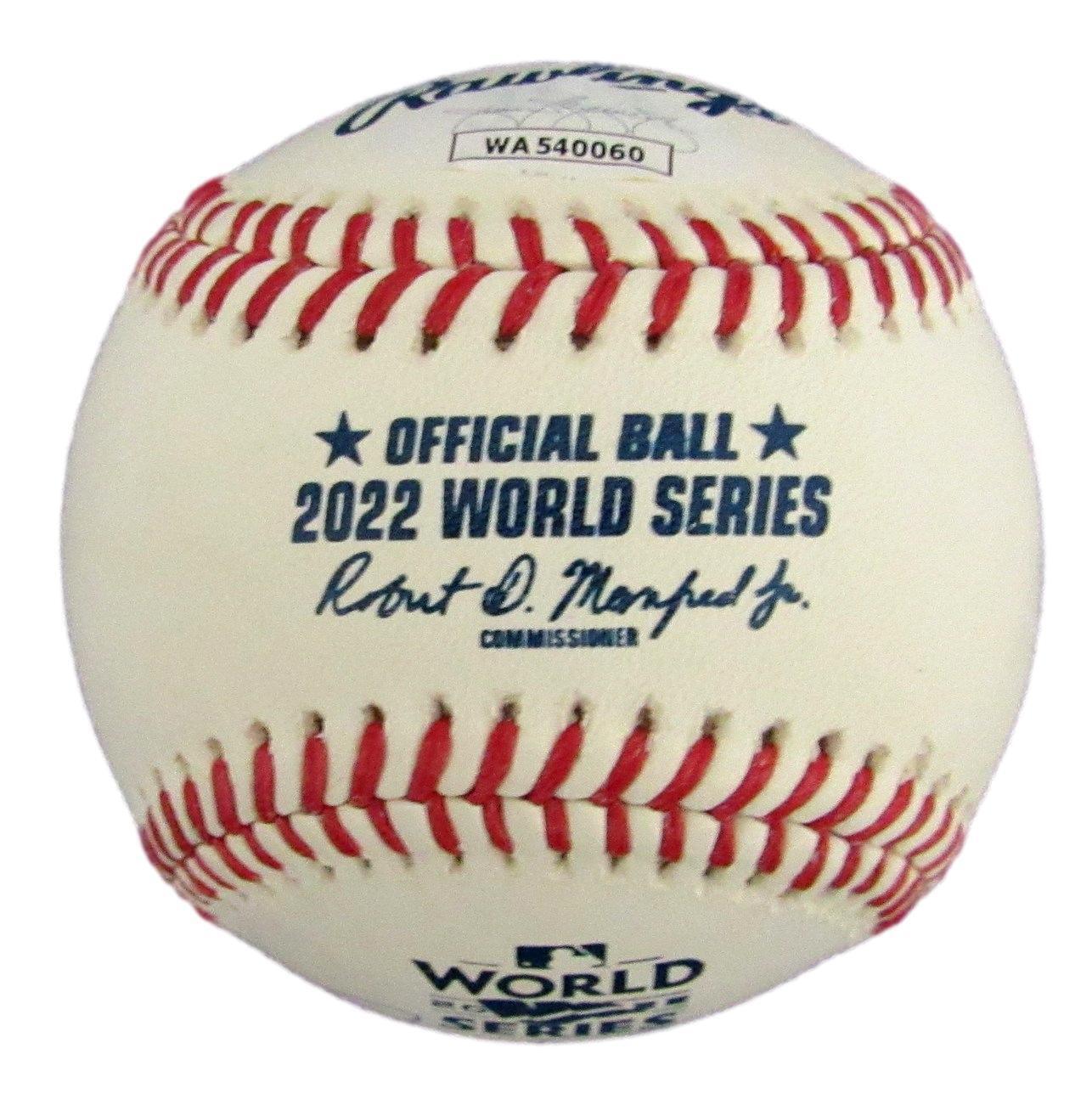 Rob Thomson Autographed Rawlings 2022 World Series Baseball Phillies Jsa