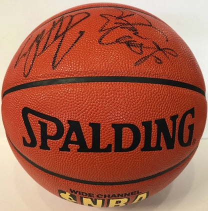 1996-97 Miami Heat Signed Spalding Indoor/Outdoor Basketball