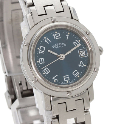 Steel HERMES Clipper Watches CL4.210 Stainless Steel/ Stainless