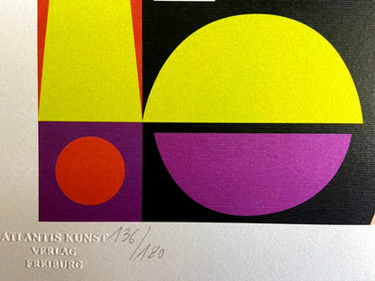 Auguste Herbin Lithograph Hand Numbered Signature