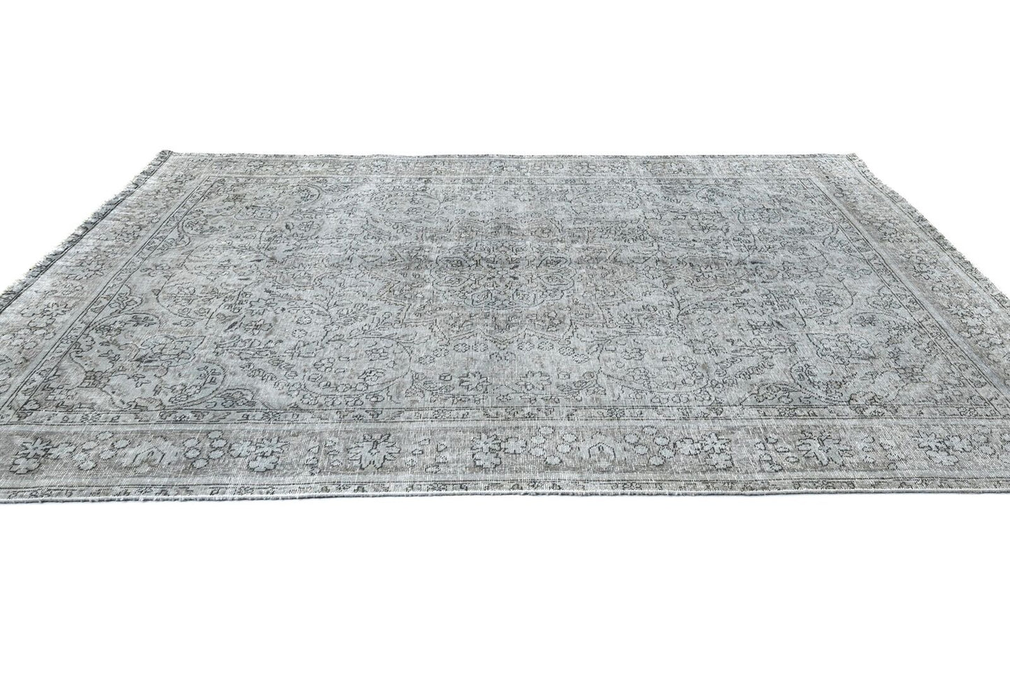 6'7X9 ft Antique Overdyed Distressed Vintage