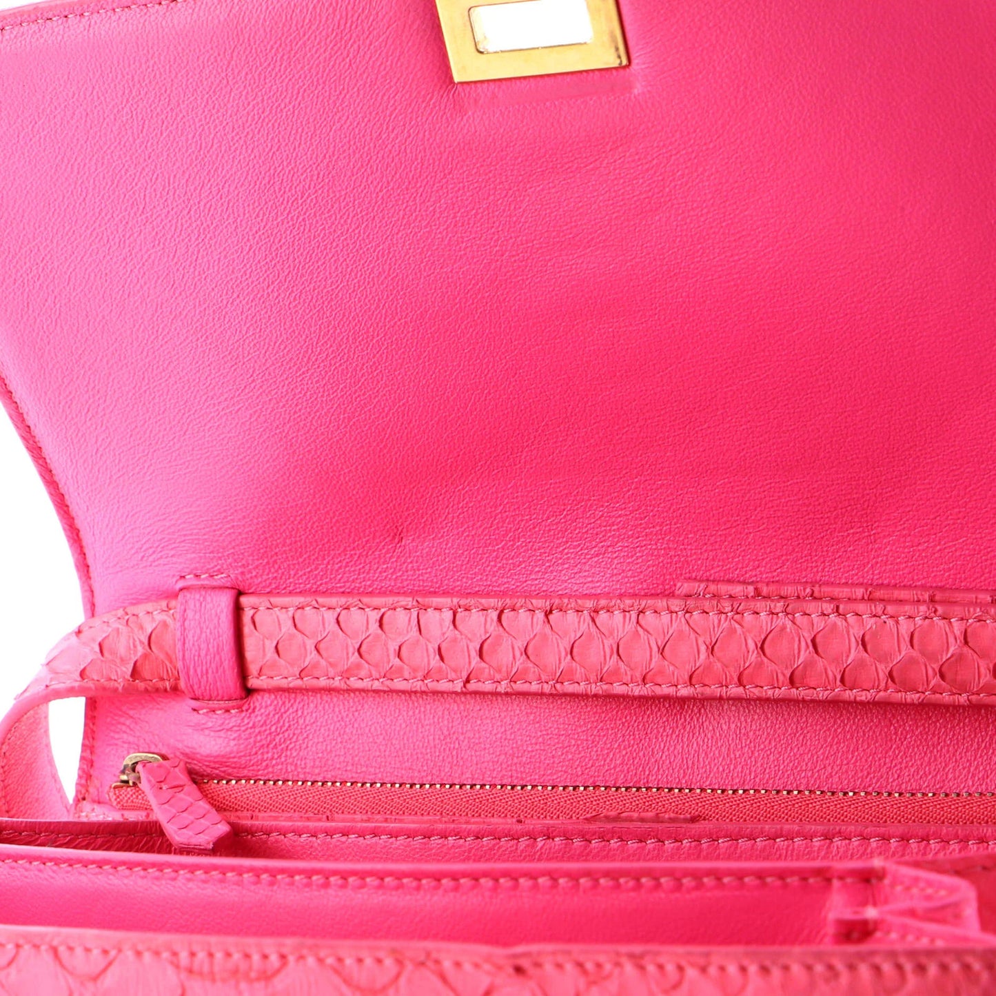 Celine Classic Box Bag Python Medium