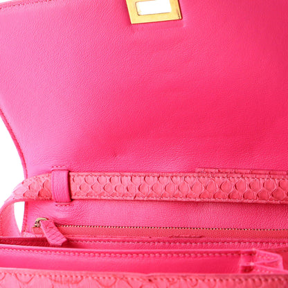 Celine Classic Box Bag Python Medium