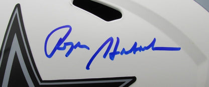 Roger Staubach Hof Autographed Full Size Lunar