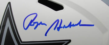 Roger Staubach Hof Autographed Full Size Lunar