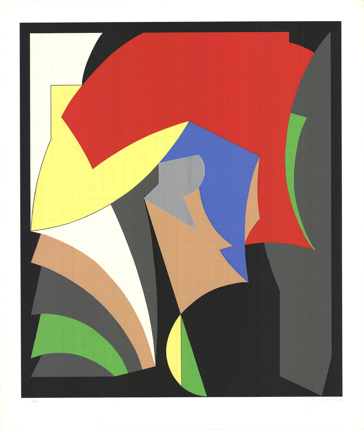 JEREMY GILBERT-ROLF Live from Lincoln Center 1983 SIGNED 38.5" x 33" Serigraph