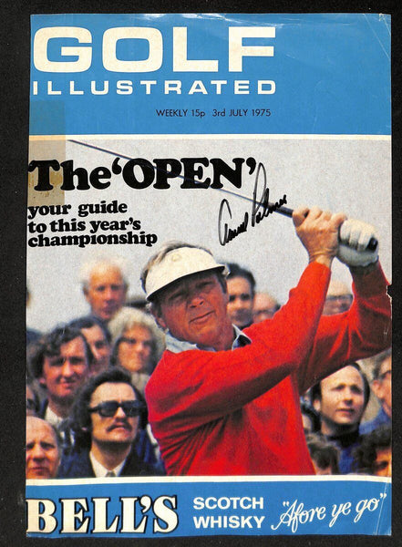 Arnold Palmer Signed/Auto 7/3/1975 Golf