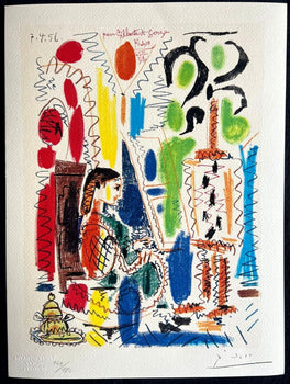 Pablo Picasso Lithograph Coa Signed Numbered And