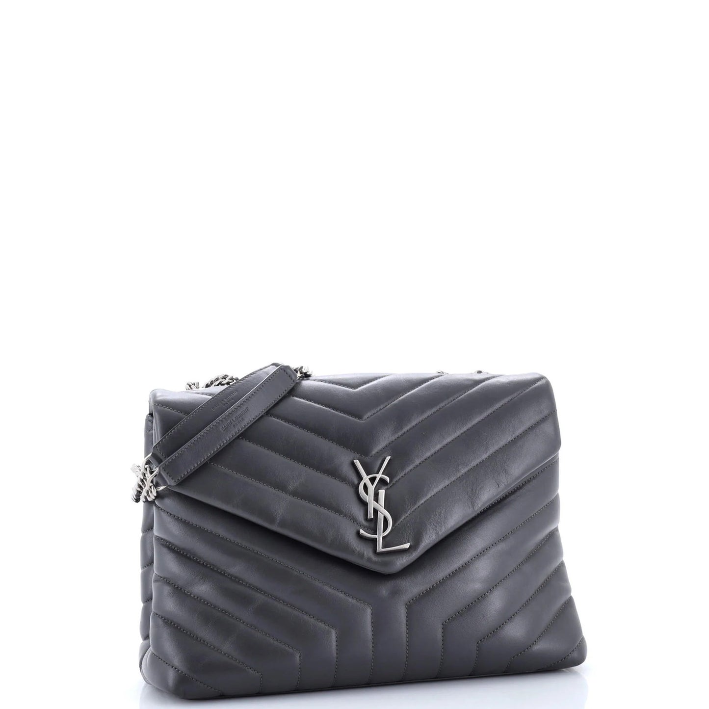 Medium Saint Laurent Loulou Shoulder Bag Matelasse Chevron Leather