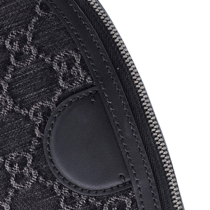 Gucci Ophidia Dome Shoulder Bag Gg Denim Small