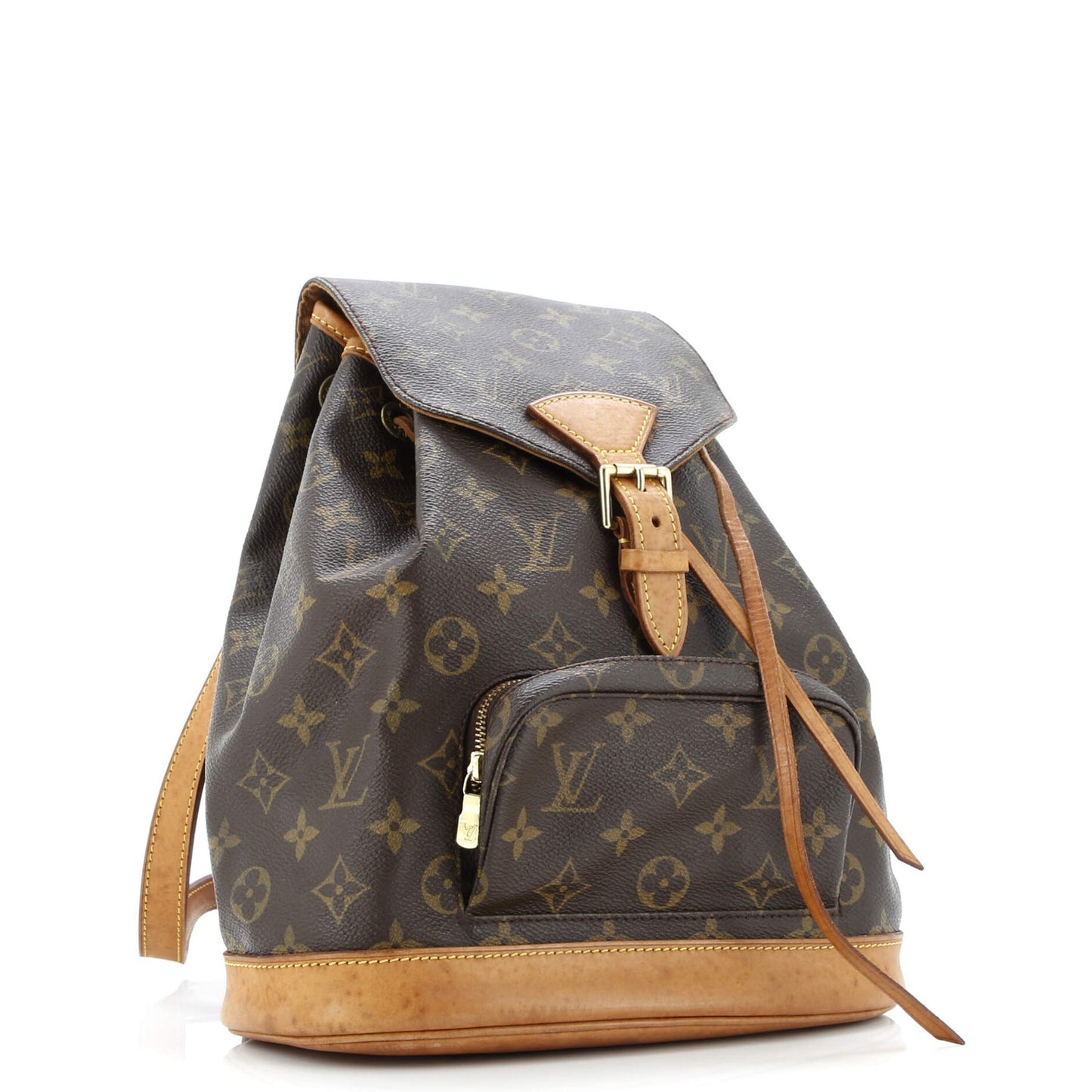 Louis Vuitton Vintage Montsouris Backpack Monogram Canvas Mm