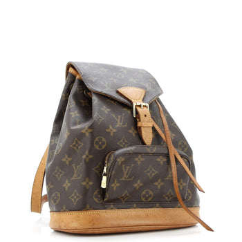 Louis Vuitton Vintage Montsouris Backpack Monogram Canvas Mm