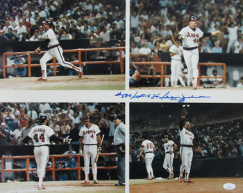 Reggie Jackson Hof Signed/Inscribed 16X20 Photo California Angels Jsa 186147
